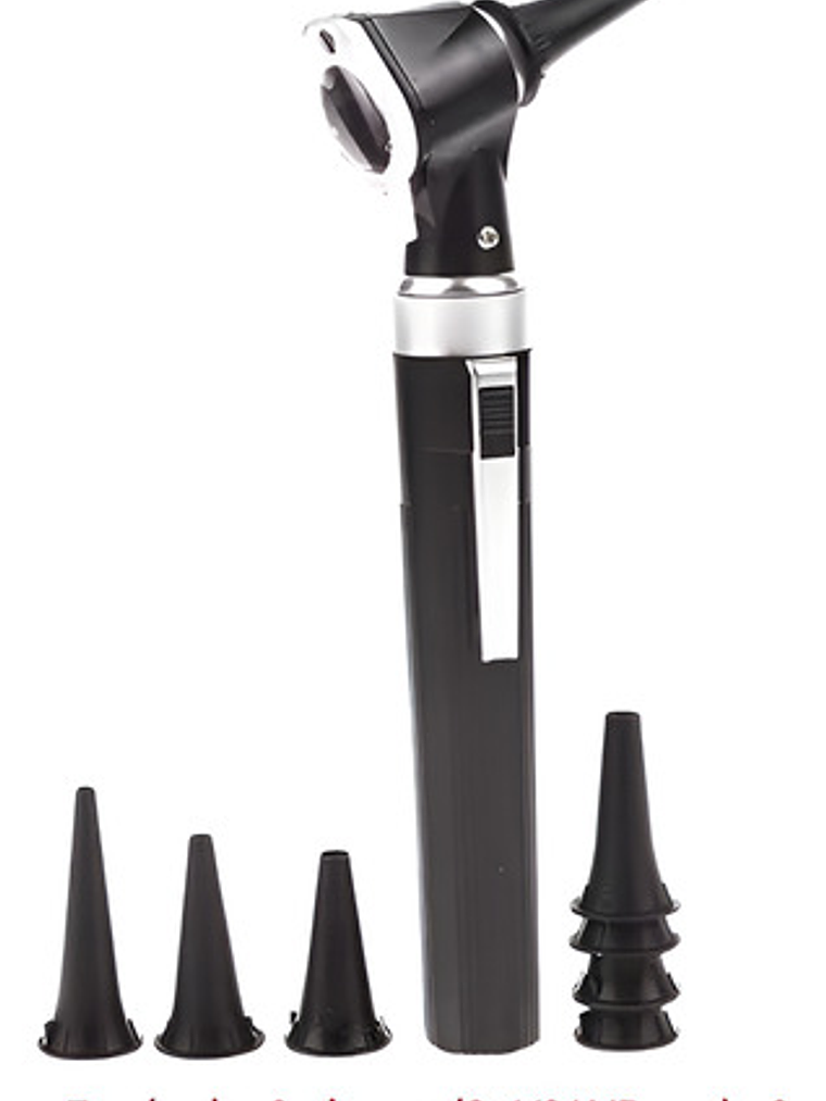 Kit Portatil Otoscopio Diagnostico Oido Luz Led Zoom X3 Negr 5