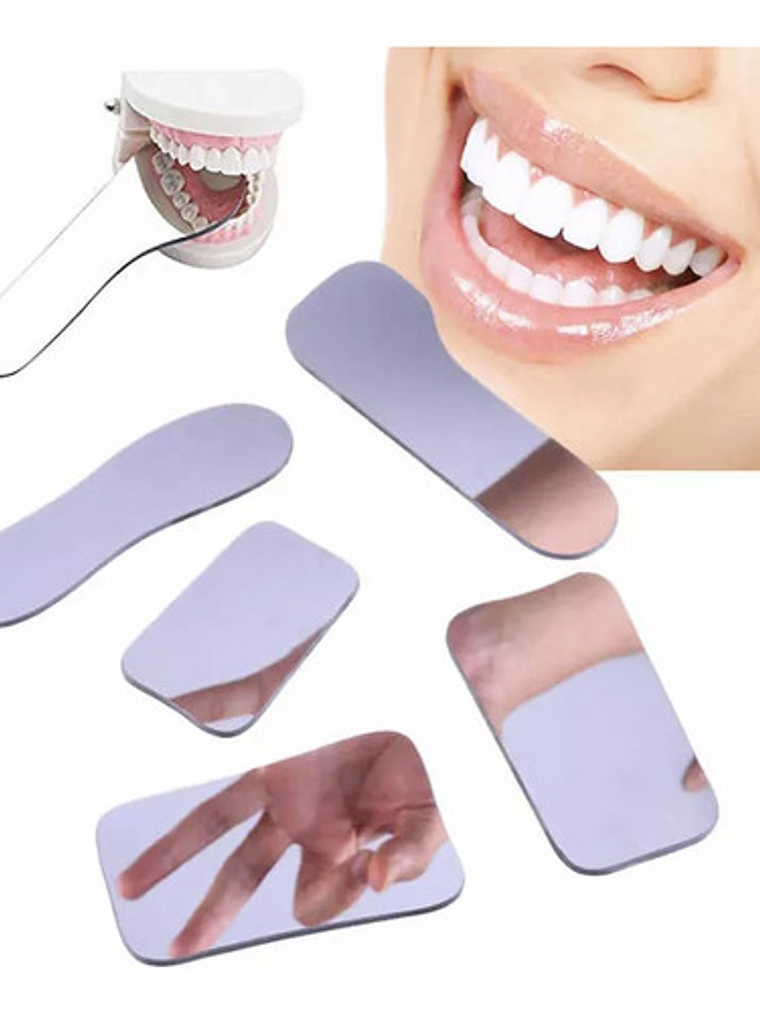 Set 5 Espejos Intraorales Fotografía Dental Para Ortodoncia 3