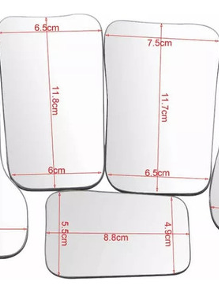 Set 5 Espejos Intraorales Fotografía Dental Para Ortodoncia 7