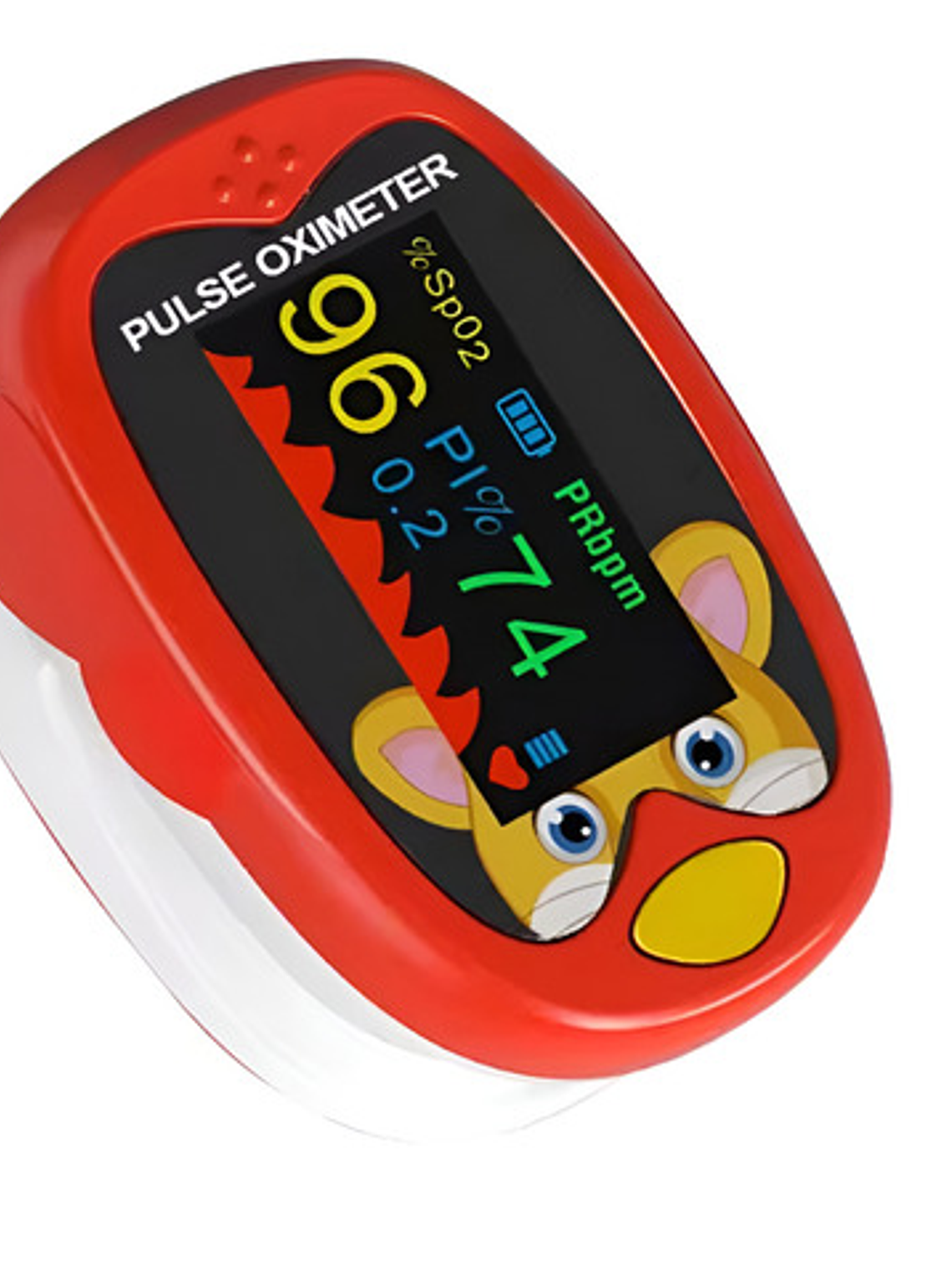 Saturómetro Pediátrico A6 (4 Meses-12 Años) - Oxímetro Rojo 1