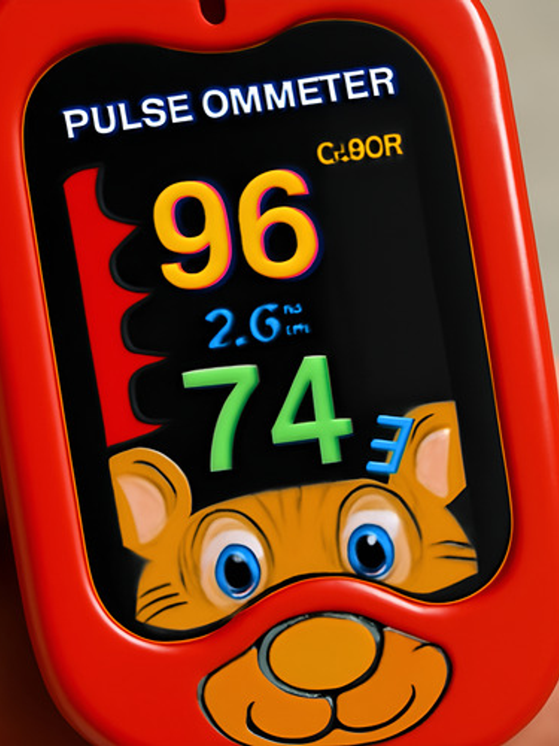 Saturómetro Pediátrico A6 (4 Meses-12 Años) - Oxímetro Rojo 2