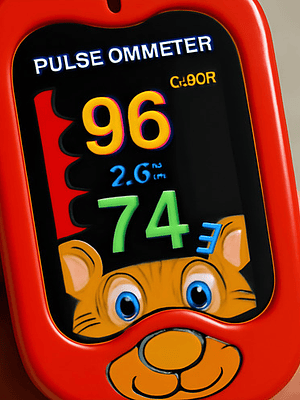 Saturómetro Pediátrico A6 (4 Meses-12 Años) - Oxímetro Rojo