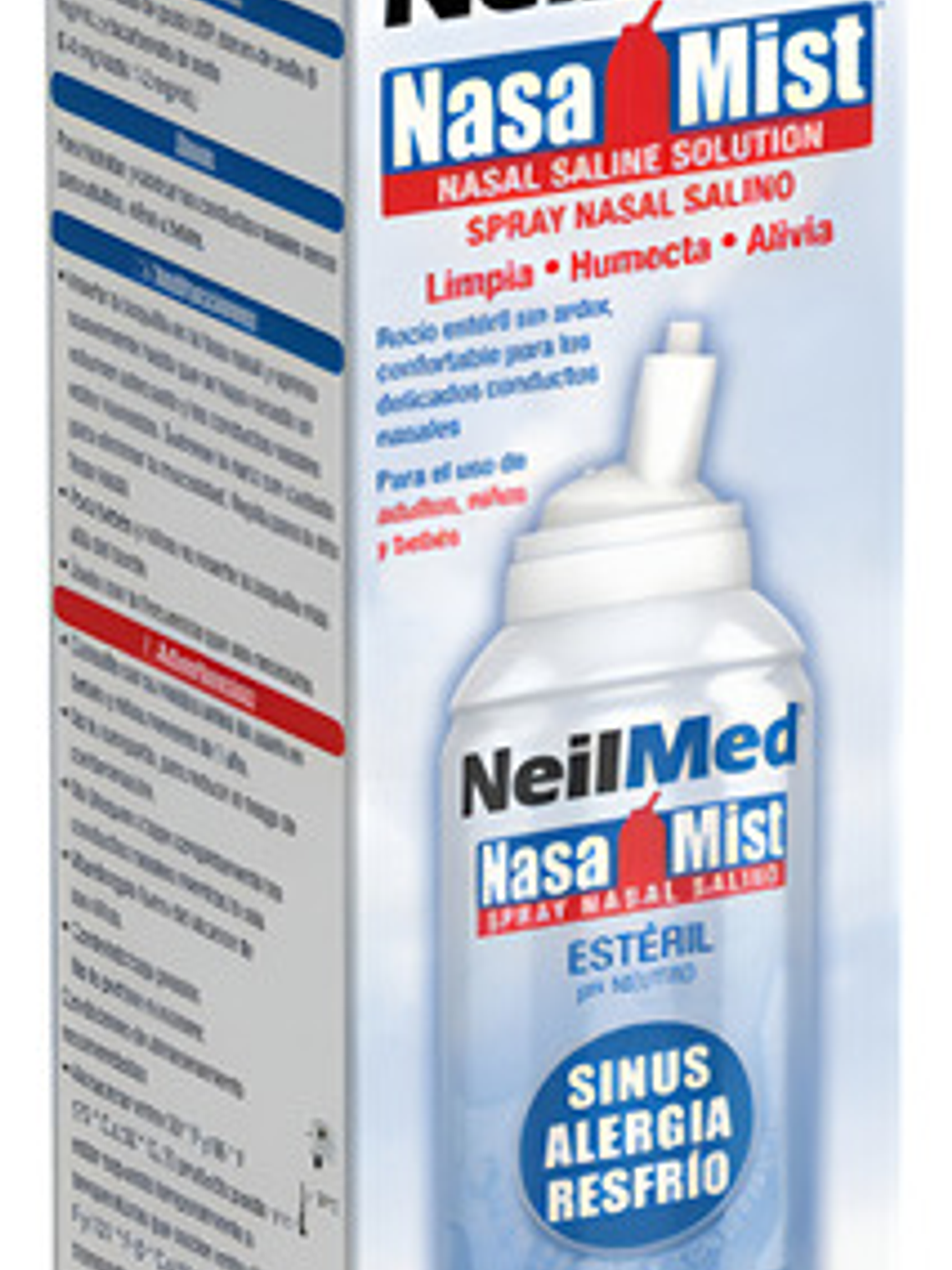 Neilmed Nasamist Spray Nasal Solución Salina Isotónica 75ml Para Congestión 7