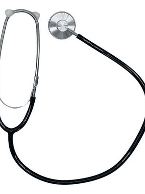 Fonendoscopio Sendai Sencillo Desarmable Negro Para Adultos