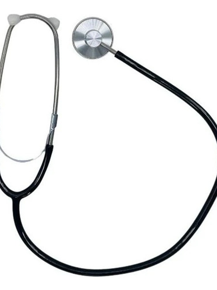 Fonendoscopio Sendai Sencillo Desarmable Negro Para Adultos 1