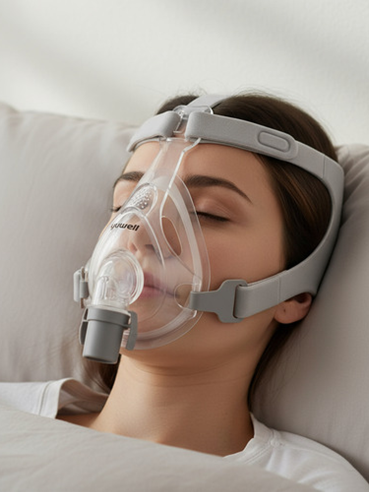 Mascarilla Oronasal Para Cpap  Autocpap Bpap L Yuwell Yf01 3