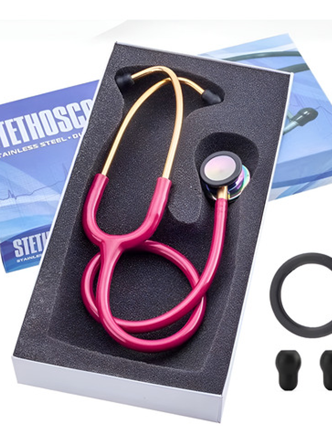 Fonendoscopio Estetoscopio Yuwell Doble Campana Arcoiris 1
