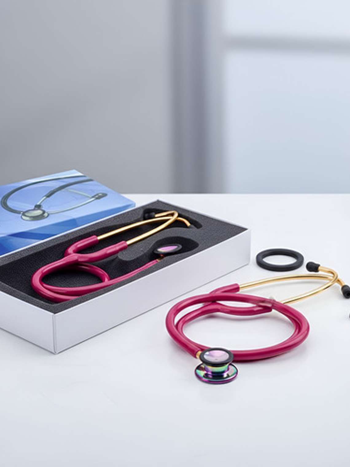 Fonendoscopio Estetoscopio Yuwell Doble Campana Arcoiris 3