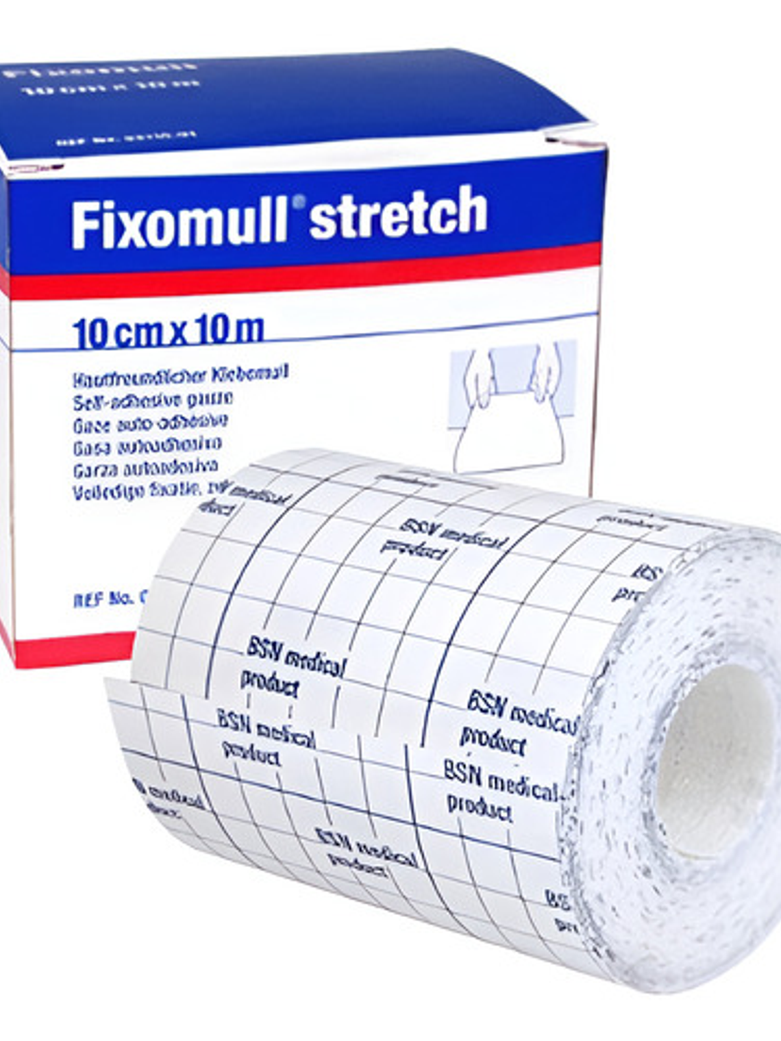 Venda Adhesiva Fixomull Stretch Leukoplast 10cm X 10m Blanco 1