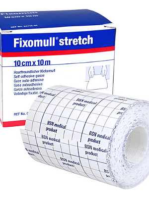 Venda Adhesiva Fixomull Stretch Leukoplast 10cm X 10m Blanco