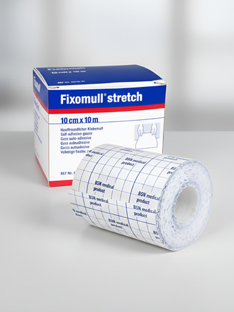Venda Adhesiva Fixomull Stretch Leukoplast 10cm X 10m Blanco 4