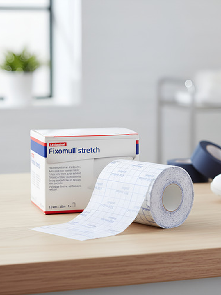 Venda Adhesiva Fixomull Stretch Leukoplast 10cm X 10m Blanco 7