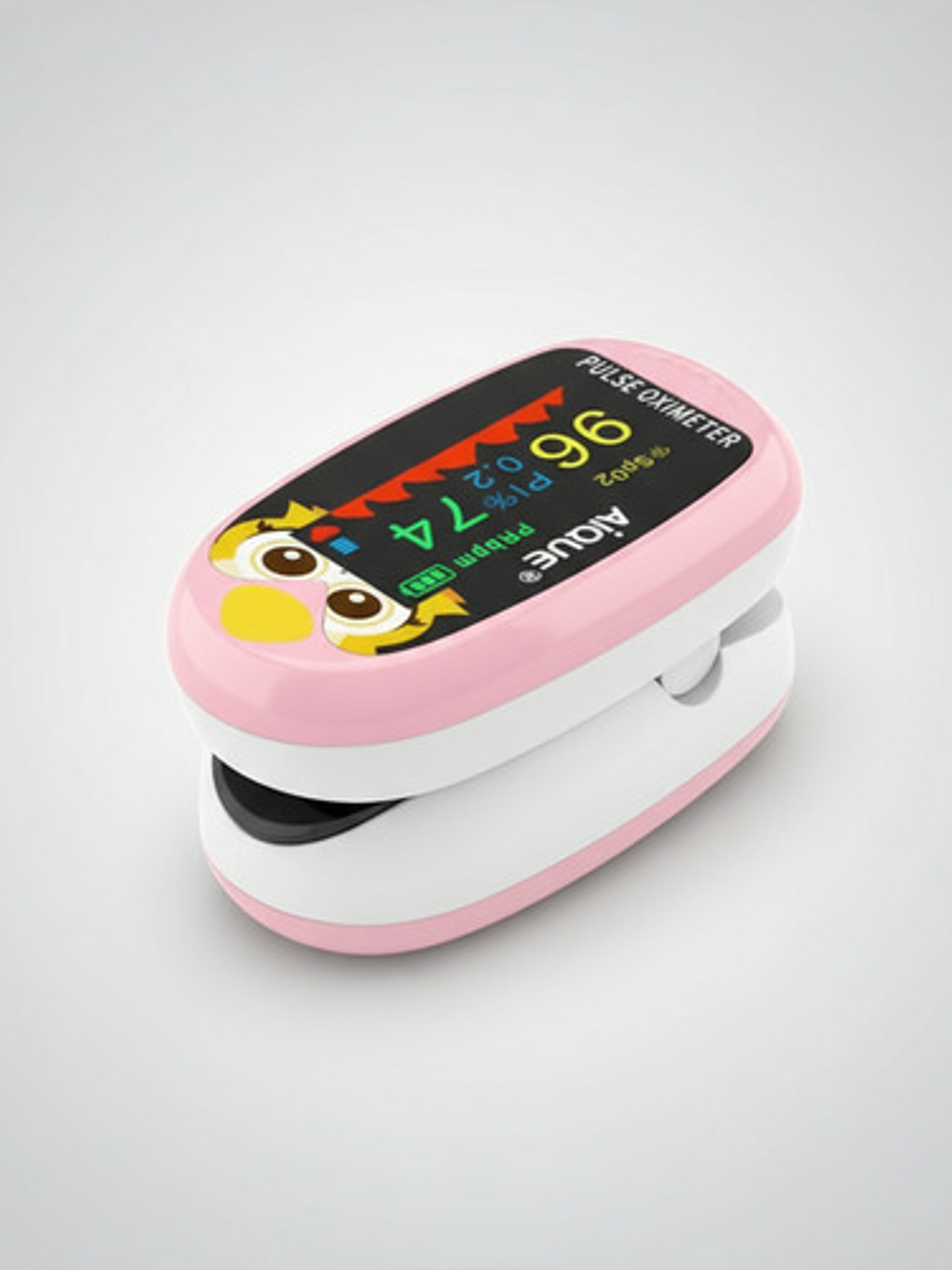 Oxímetro Pulso Saturómetro Pediátrico Oxigeno Bebé Rosado 6