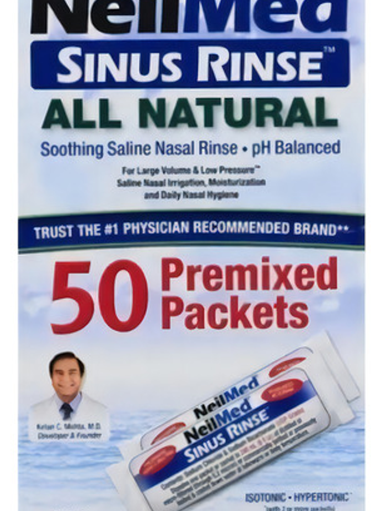 Sinus Rinse 50 Sobres De Enjuague Nasal Neilmed 2