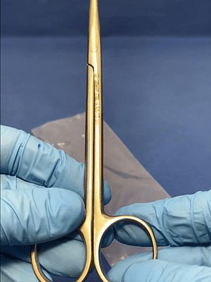 Tijera Metzenbaum Recta 15cm Germany Steel