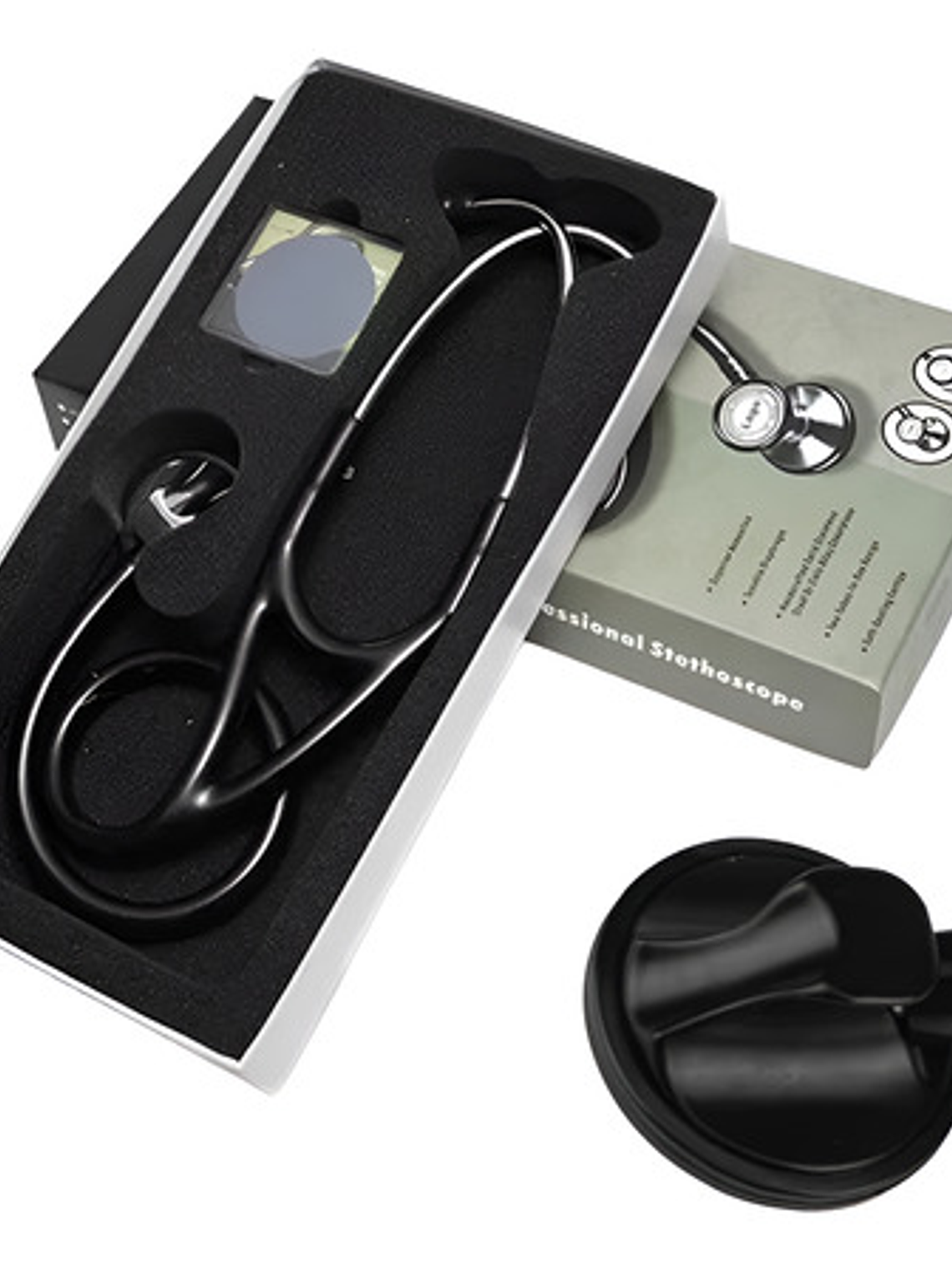 Fonendoscopio Cardiológico Master Negro Estetoscopio 2