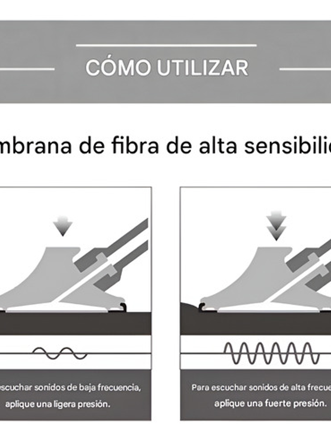 Fonendoscopio Cardiológico Master Negro Estetoscopio 7