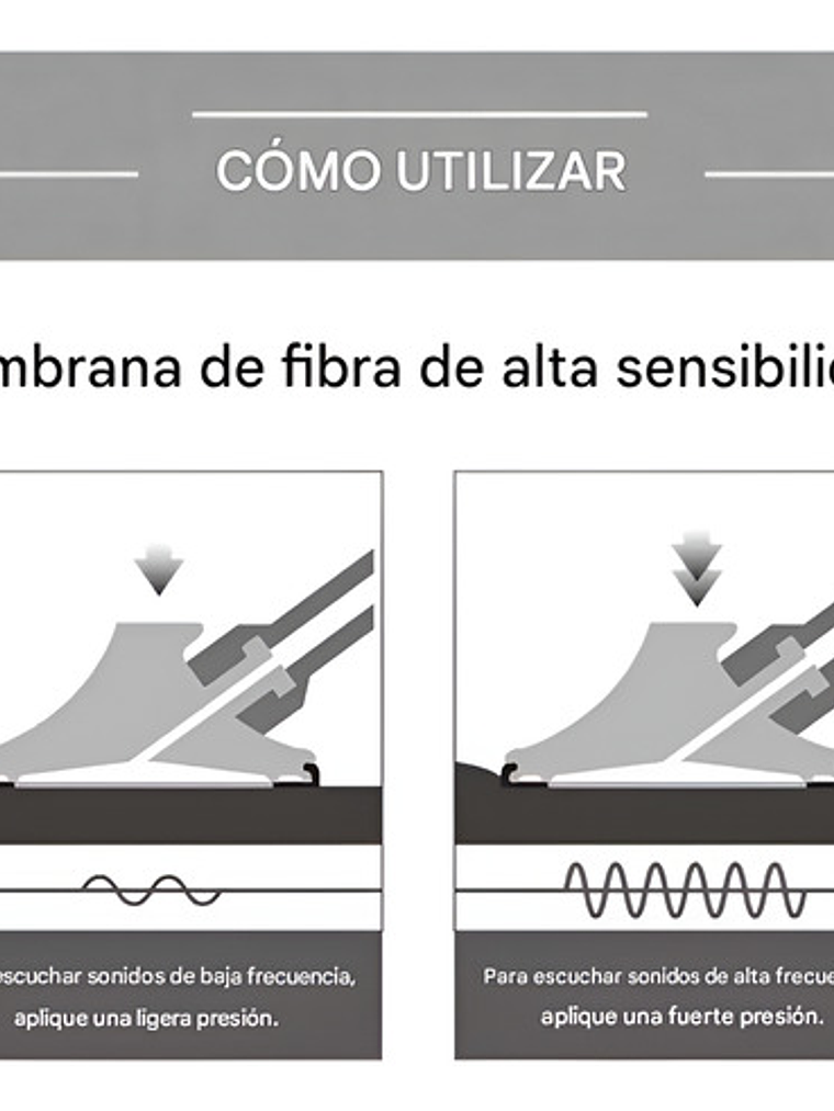 Fonendoscopio Cardiológico Master Negro Estetoscopio 7
