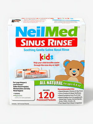 Neilmed Sinus Rinse Pediátrico Enjuague Nasal 120 Sobres