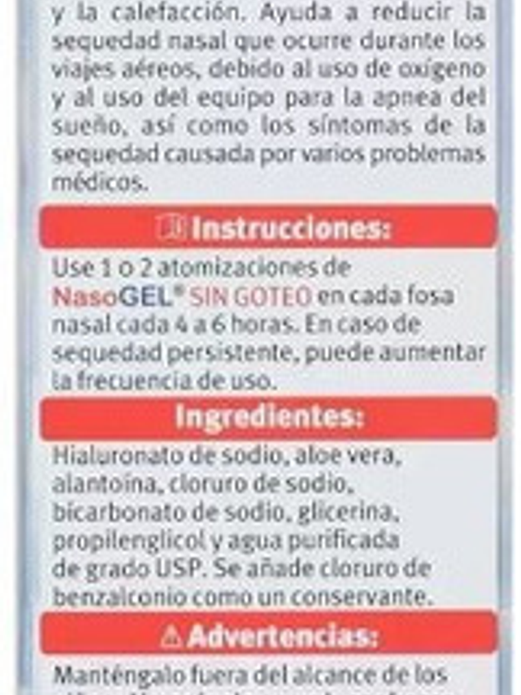 Neilmed Naso Gel Narices Secas 30ml Nasogel 2