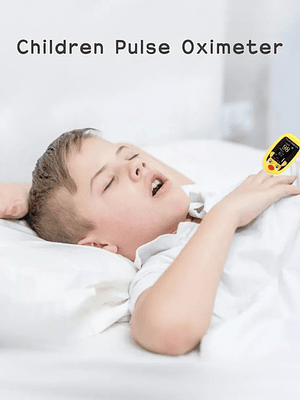 Oxímetro Pediátrico Pulse Oximeter Modelo Conejo Pantalla Oled Azul