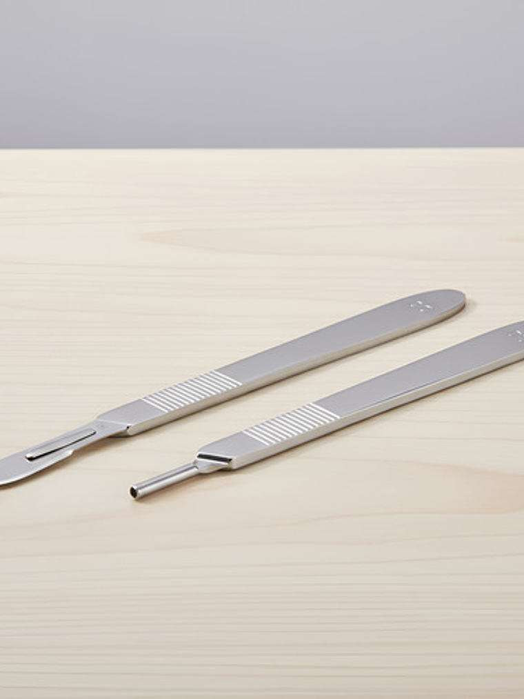 Mango Bisturí Indavidas Acero Inoxidable 12cm No.3 Para Hojas 10-17 10