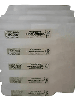 Suero Fisiológico Limpieza Piel 20 Unid 10ml