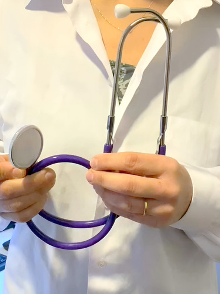 Fonendoscopio Single Head  1 Campana Violeta Morado 6