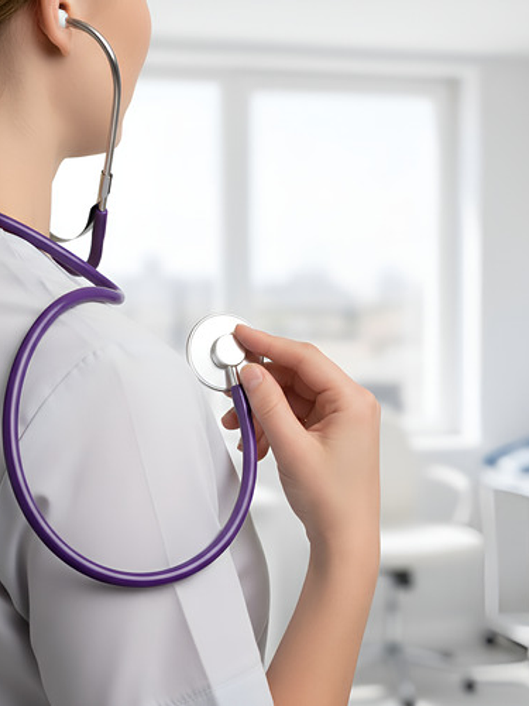Fonendoscopio Single Head  1 Campana Violeta Morado 10