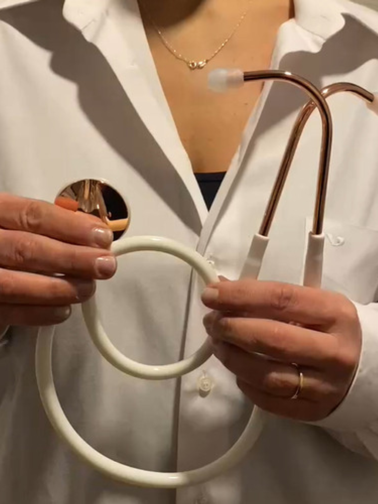 Fonendoscopio Master Cardiológico Blanco Ed. Especial Cobre 2