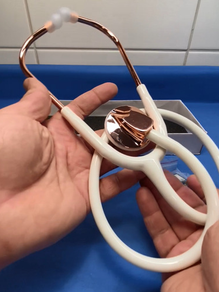 Fonendoscopio Master Cardiológico Blanco Ed. Especial Cobre 7
