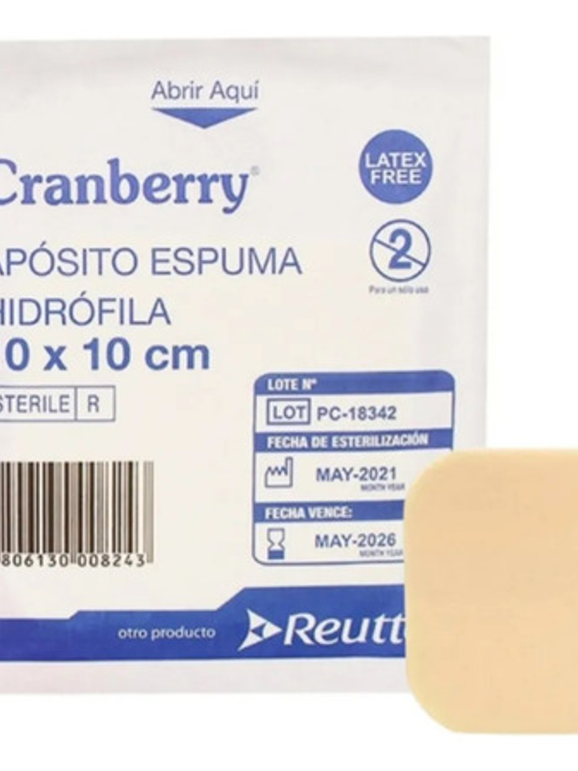 Apósito Espuma Hidrófila 10x10  Caja 10 Unids 2