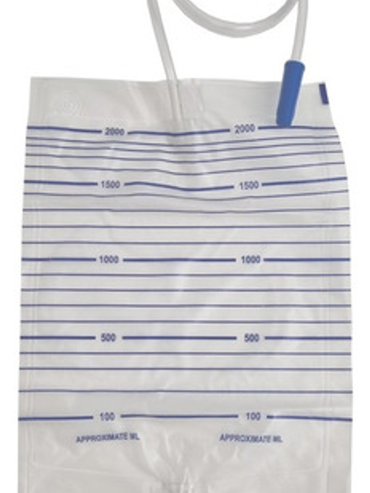 10 Bolsas Recolector De Orina Estéril Válvula Antireflujo 2l 4