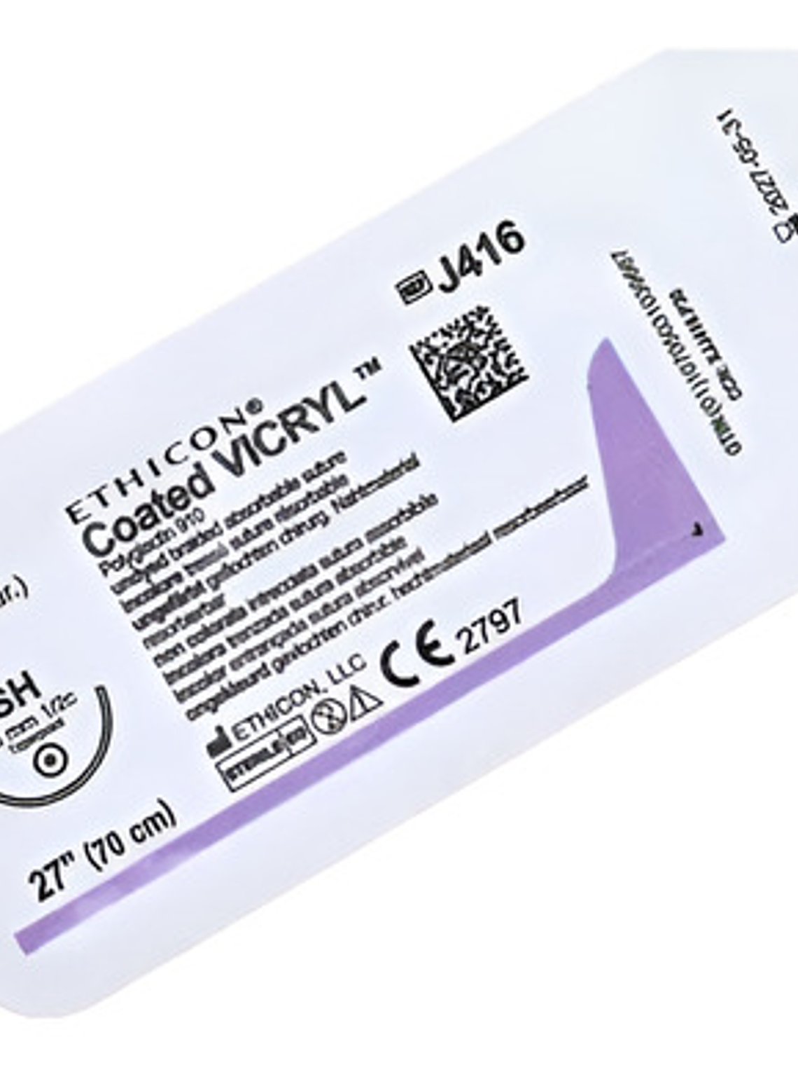 Hilo Sutura Ethicon Vicryl Plus 3/0 Vcp316h Antibacter X 12u 1