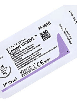 Hilo Sutura Ethicon Vicryl Plus 3/0 Vcp316h Antibacter X 12u