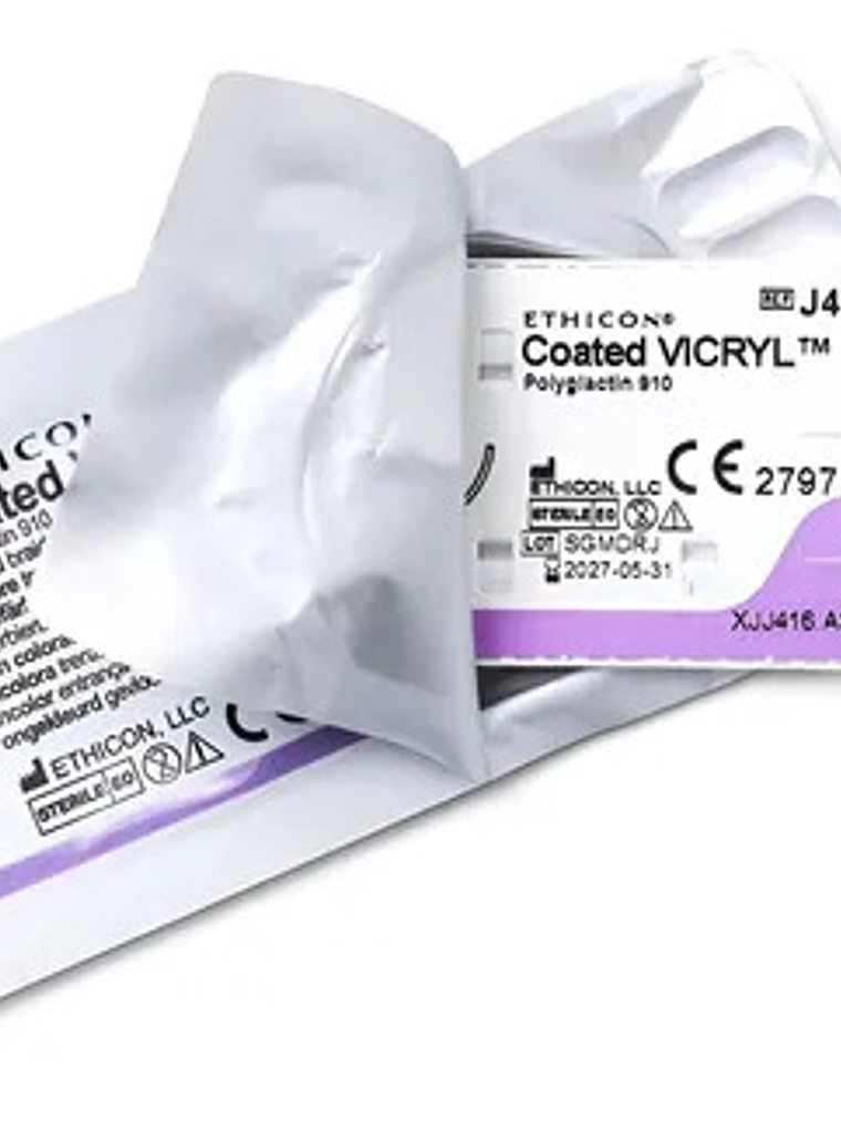 Hilo Sutura Ethicon Vicryl Plus 3/0 Vcp316h Antibacter X 12u 2