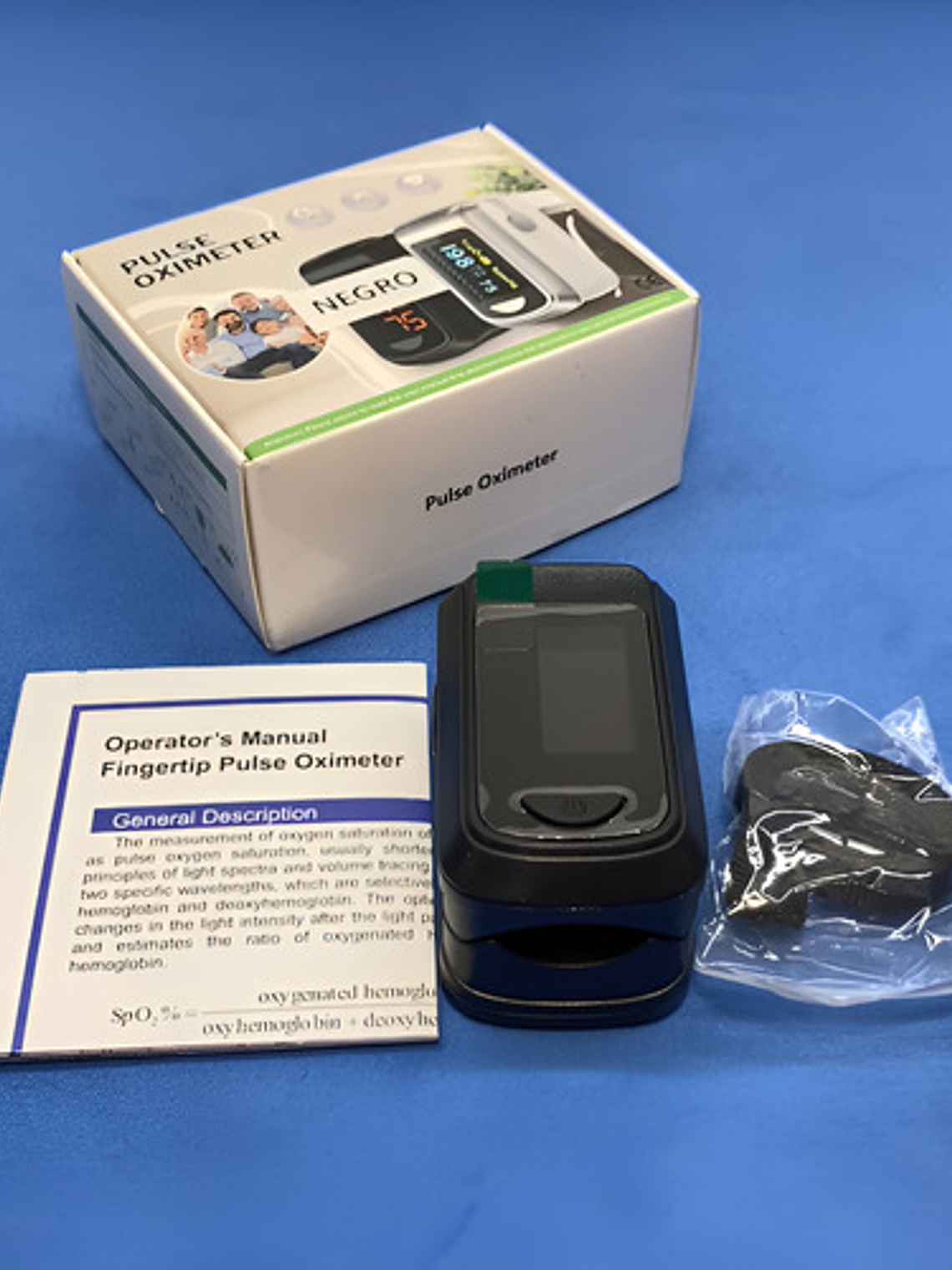 Oximetro Healthtree Negro Adulto 5