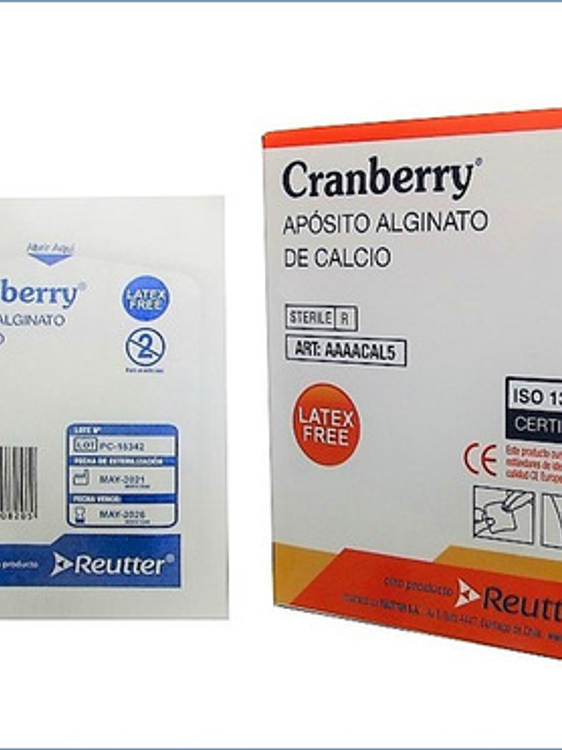 Apósito Alginato De Calcio 5x5 Cm Caja 20 Unidades 1