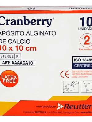 Apósito Alginato De Calcio 5x5 Cm Caja 20 Unidades