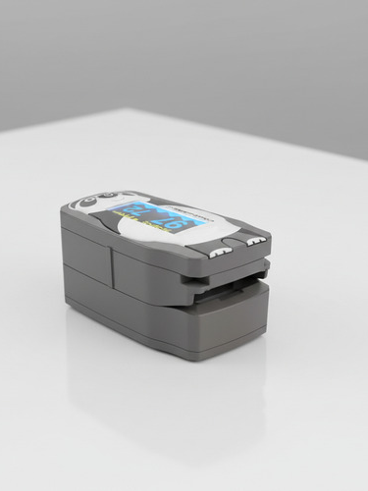 Oxímetro De Dedo Choicemmed Md300c55 Oled Niños Lectura Multidireccional Negro/blanco 10