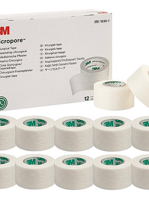 Micropore 3m 2,5cm X 9,1m Color Blanco 1530-1   1u.