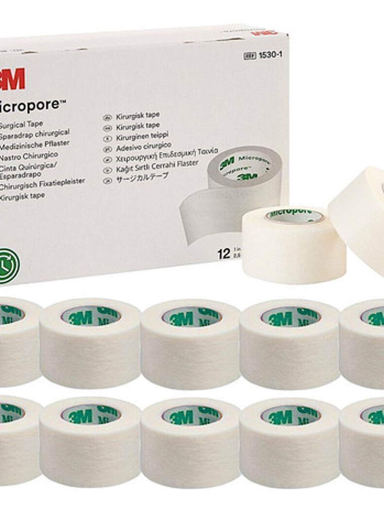 Micropore 3m 2,5cm X 9,1m Color Blanco 1530-1   1u. 2