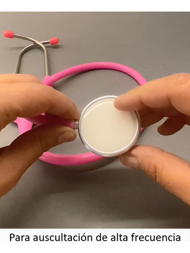 Fonendoscopio Doble Campana Rosado Estetoscopio 7