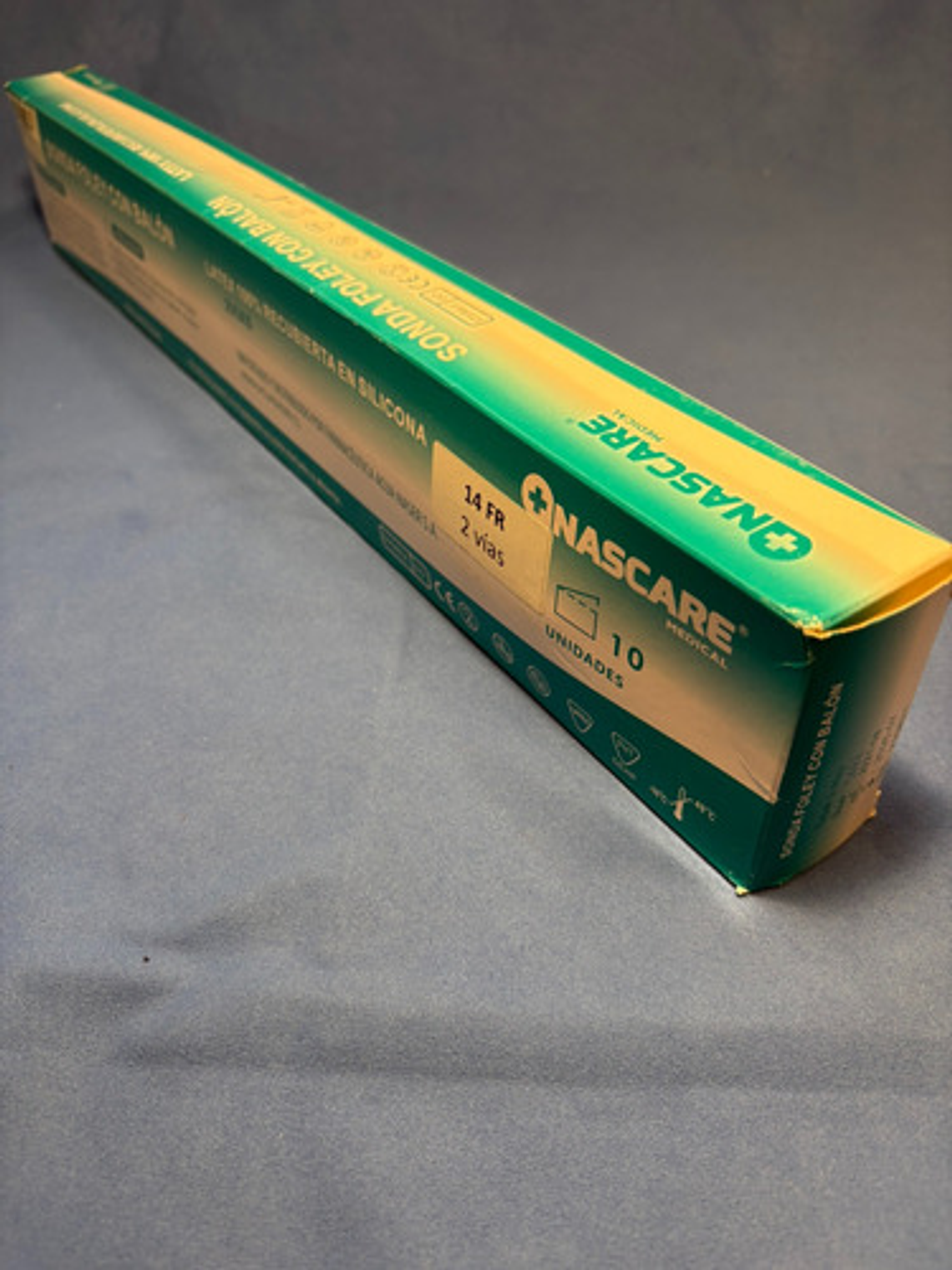 Sonda Foley Con Balón 14 Fr 2 Vías 100% Siliconada Caja X 10 4