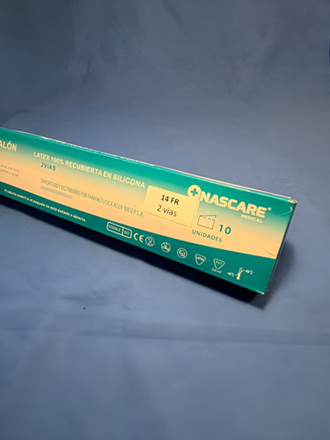 Sonda Foley Con Balón 14 Fr 2 Vías 100% Siliconada Caja X 10 5