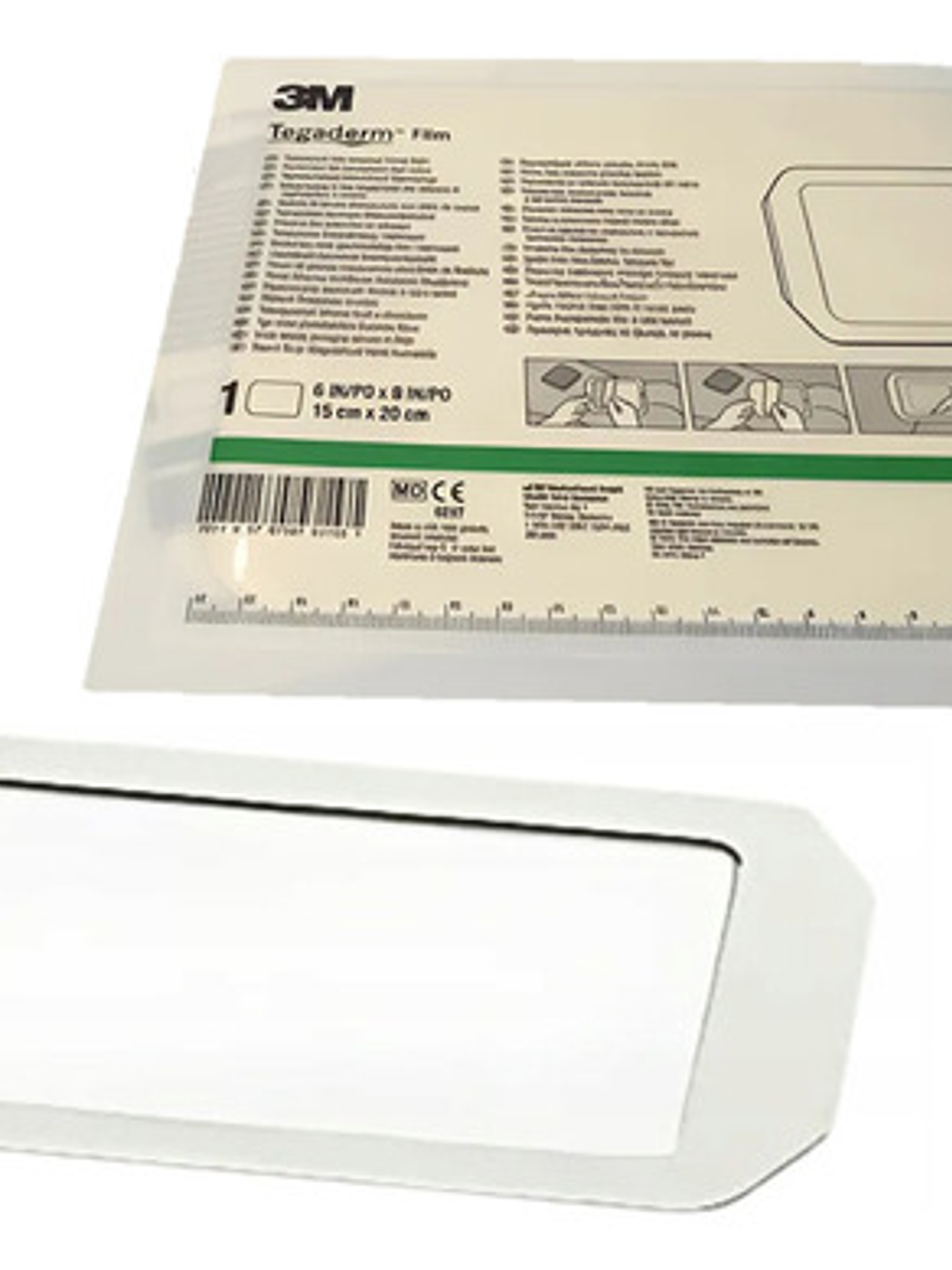 3m Tegaderm Film Apósito Transparente 15 X 20cm 1628 X 10 Un 5