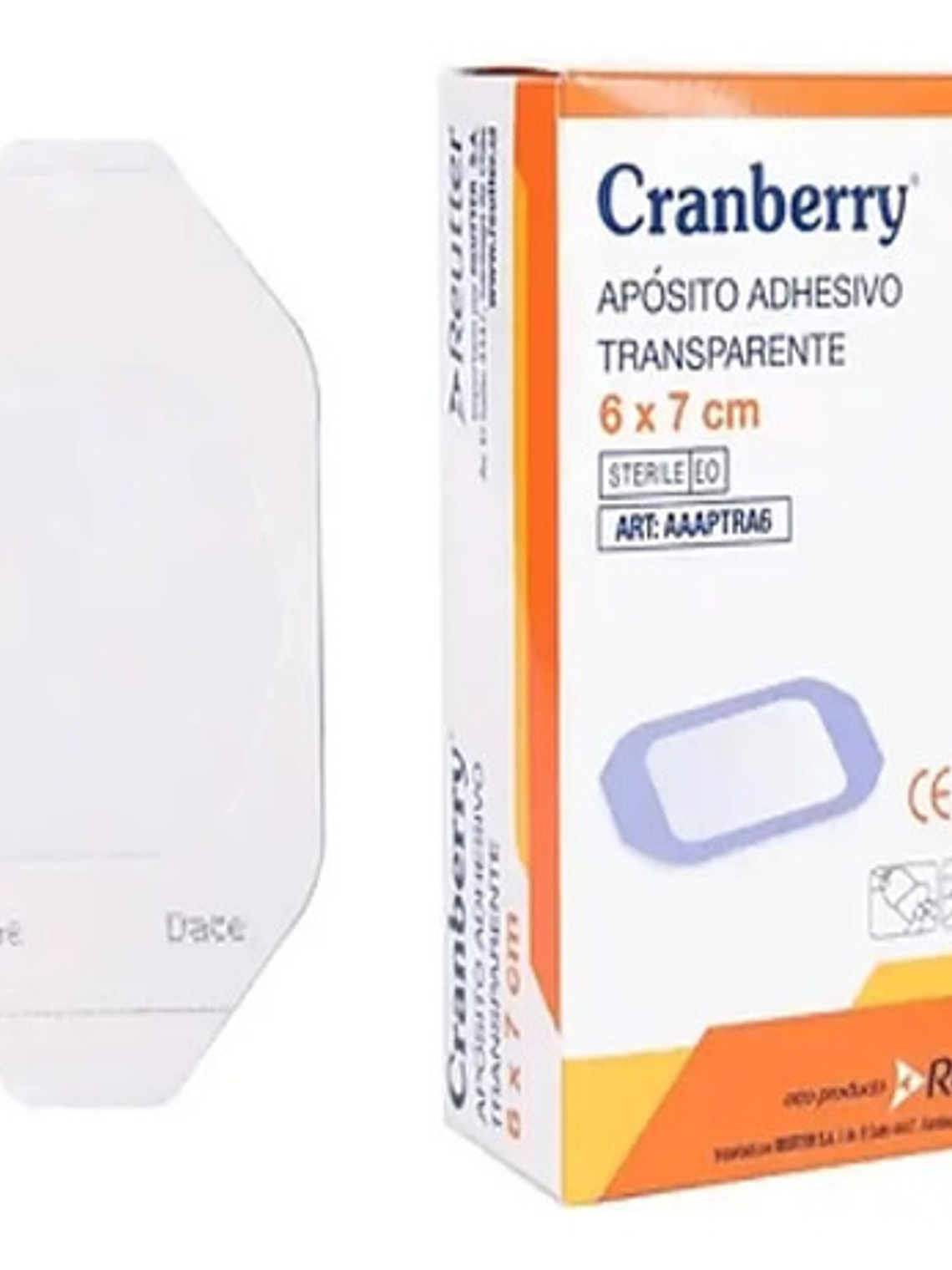 Apósito Adhesivo Transparente Cranberry 6x7 Cm X 10 Unids 1