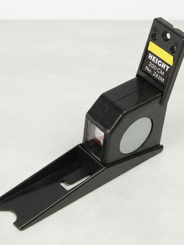 Tallímetro De Pared Negro /medidor Altura Estadiómetro 2 Mts 3