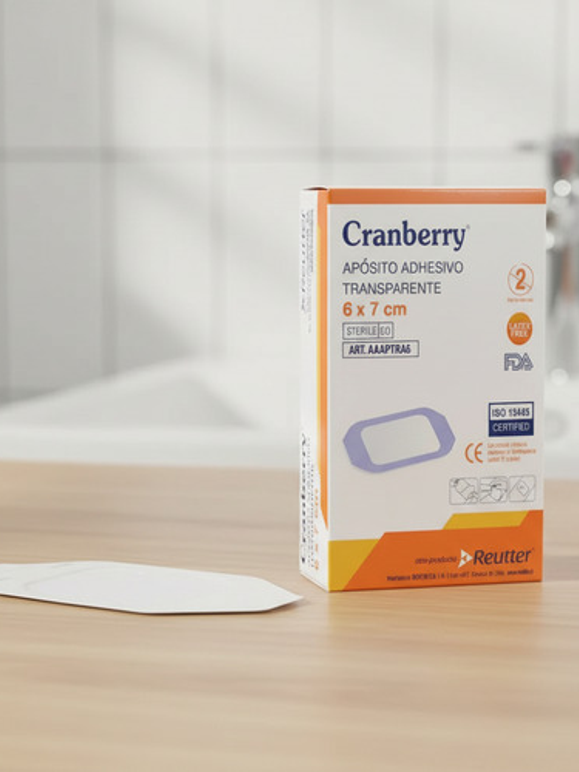 Apósito Adhesivo Transparente Cranberry 6x7 Cm X 50 Unids 3
