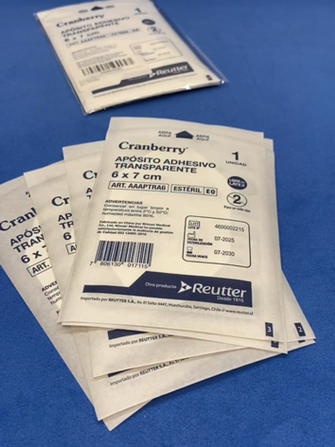 Apósito Adhesivo Transparente Cranberry 6x7 Cm X 50 Unids 7
